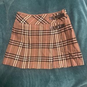 Flawed - burberry mini skirt